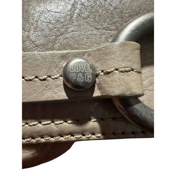 Vintage Juicy Couture Y2K 90s Baguette Mini Leather Shoulder Bag Purse Cream - Picture 4 of 10